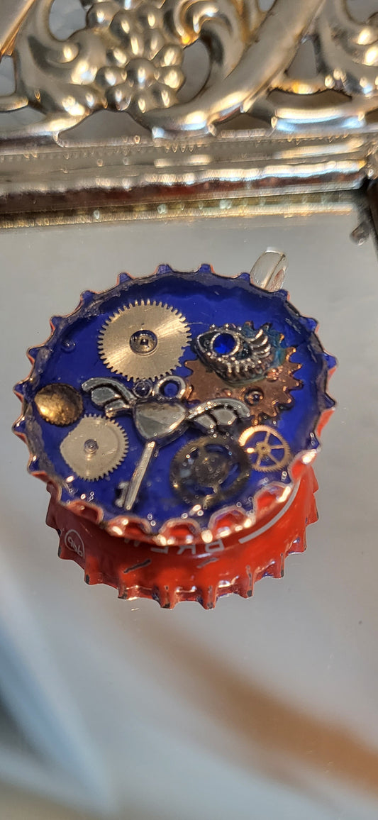 New Belgium Bottle Cap Necklace